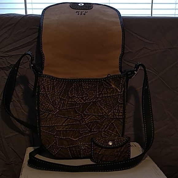 Saddle bag with a matching coin pouch - Picture 4 of 5